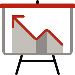 chart graphic, stock rising